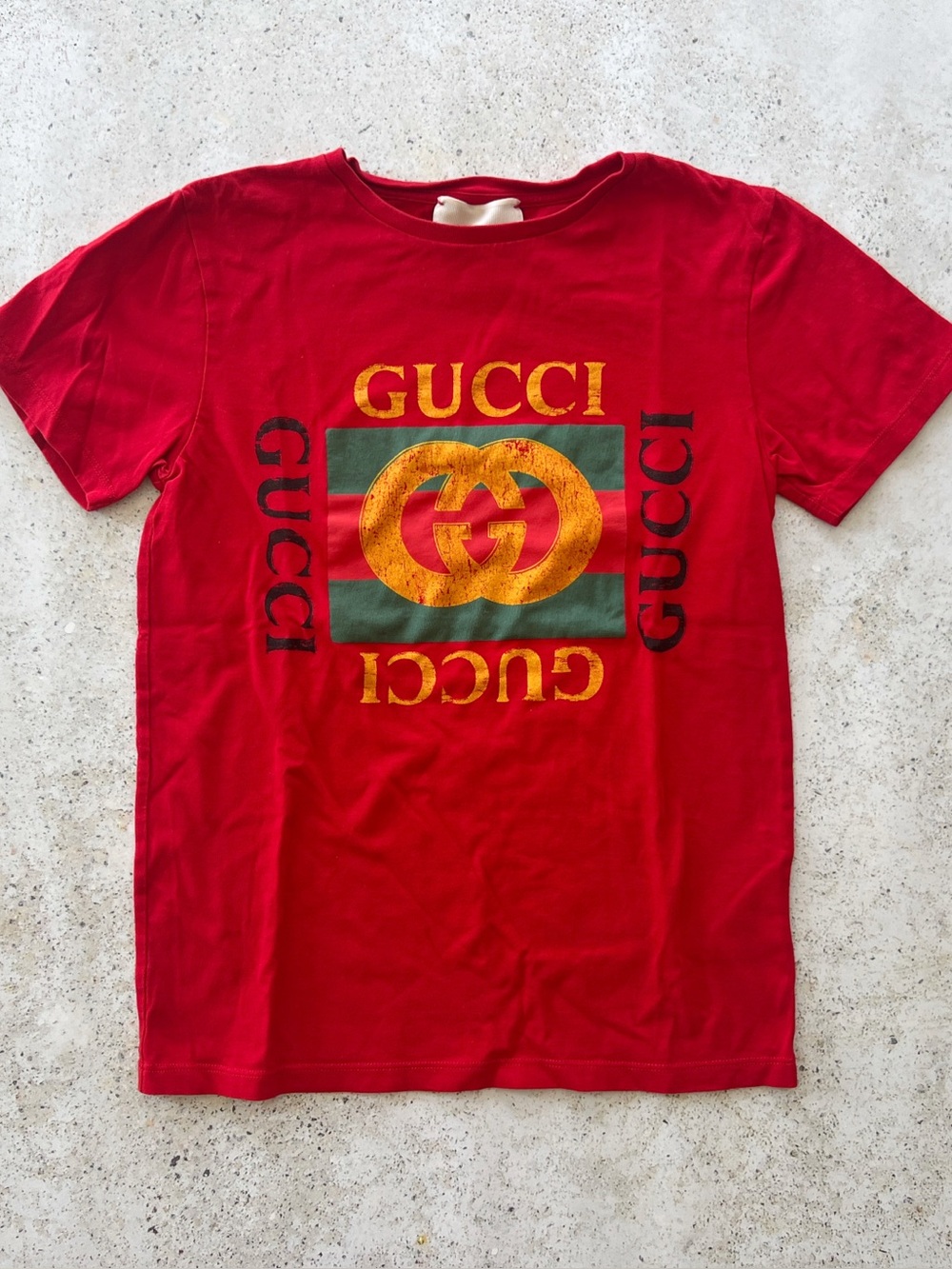 GUCCI Kids GG Logo Monogram Shirt Top size 10